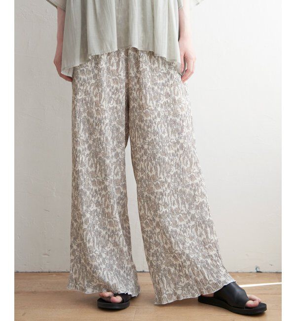 Lbc with Life「プリントイージープリーツパンツ」|その他|