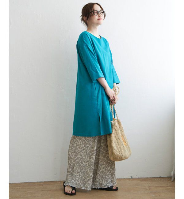 Lbc with Life「プリントイージープリーツパンツ」|その他|