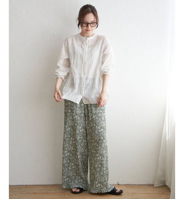 Lbc with Life「プリントイージープリーツパンツ」|その他|