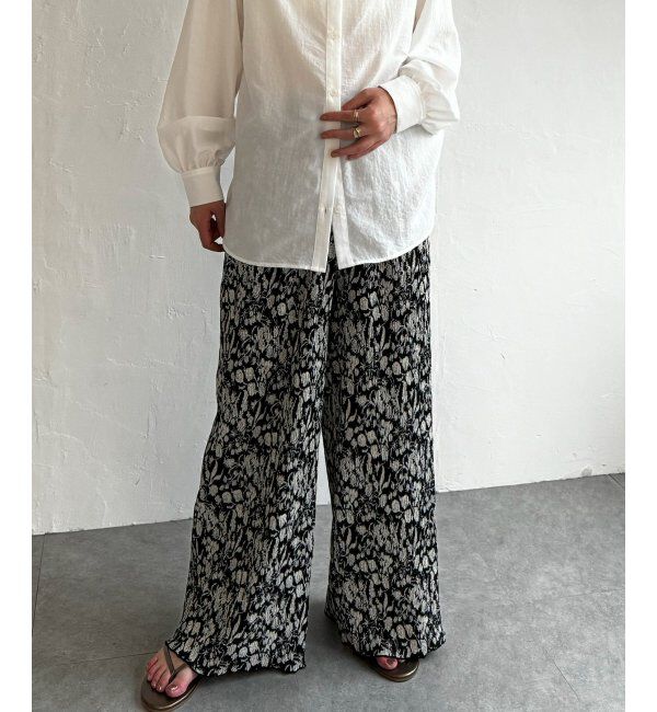 Lbc with Life「プリントイージープリーツパンツ」|その他|