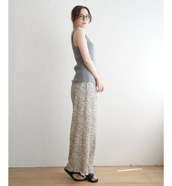 Lbc with Life「プリントイージープリーツパンツ」|その他|