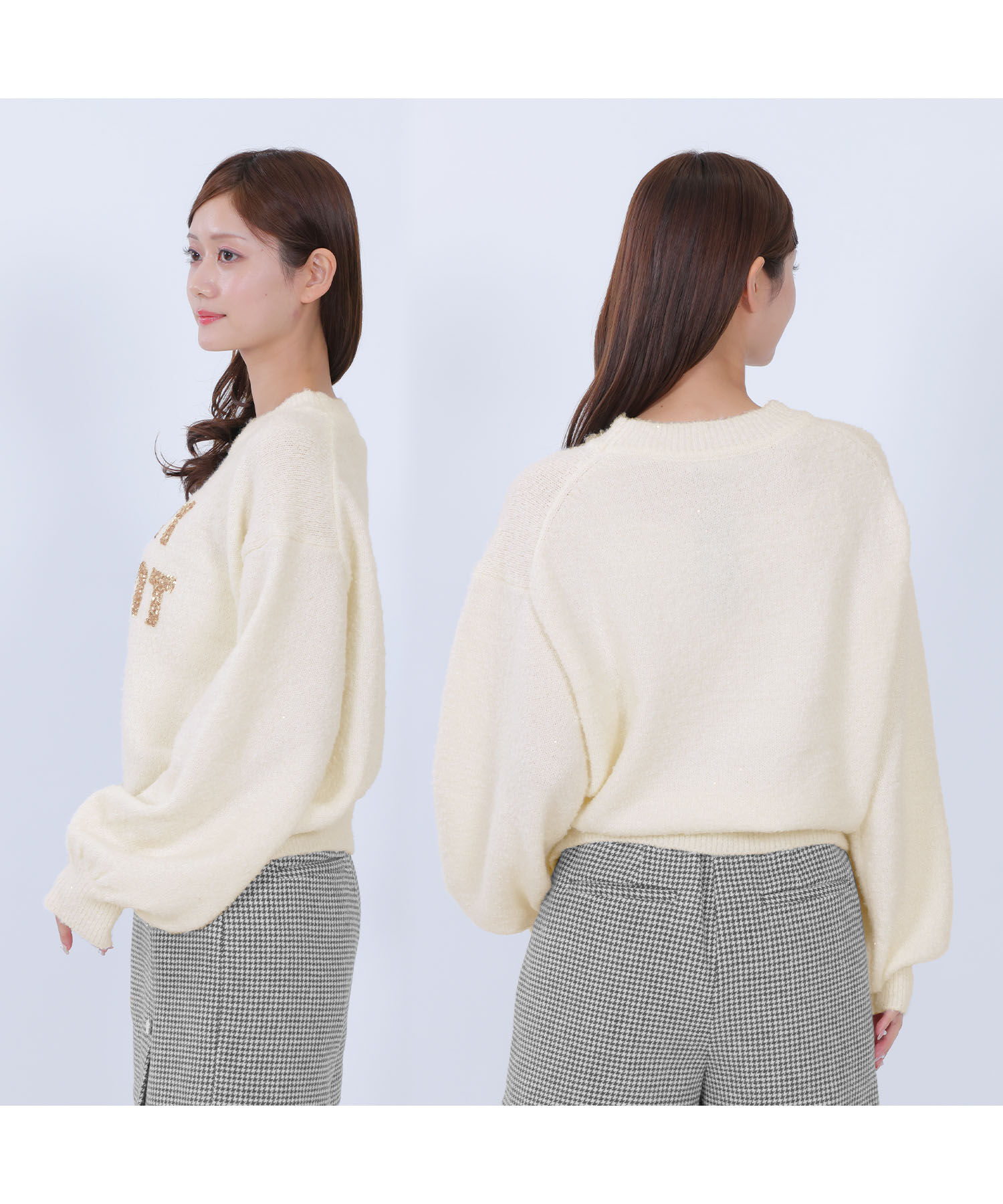 MARY QUANT「スパンコールニット プルオーバー」|プルオーバー|