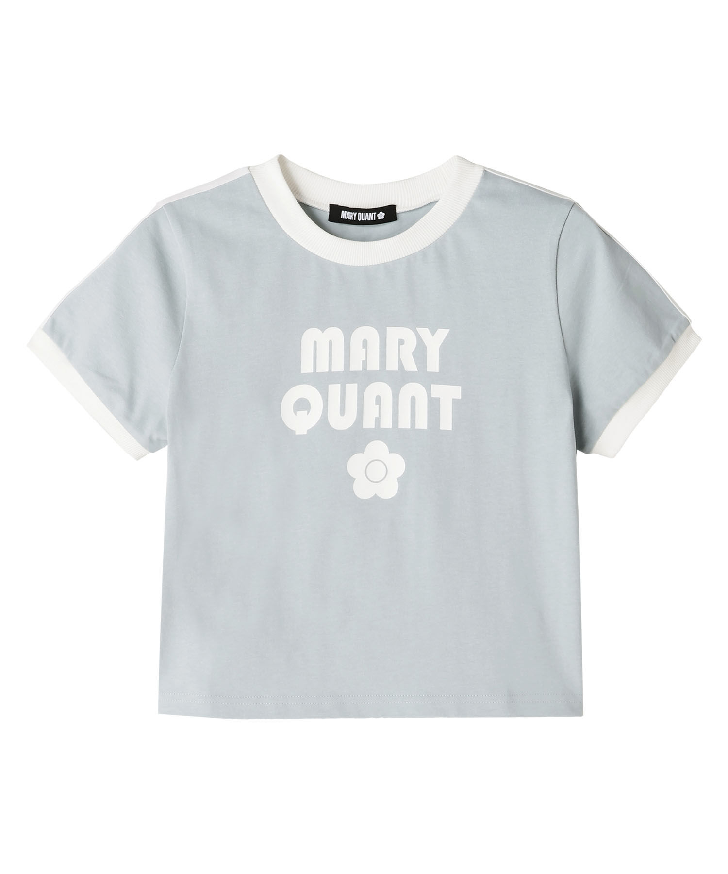 MARY QUANT「コンパクトリンガー Tシャツ」|Tシャツ・カットソー|ブルーグレー