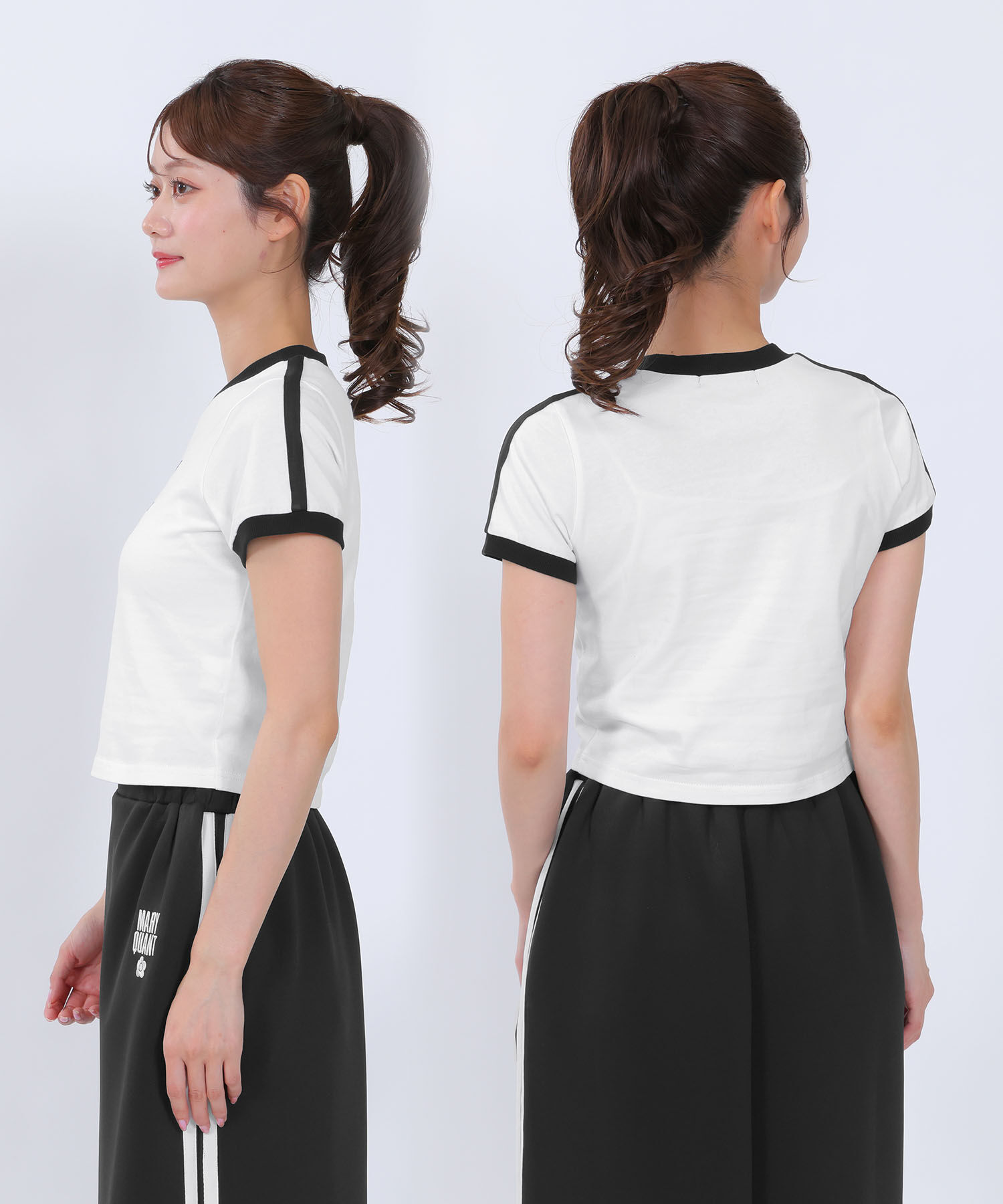 MARY QUANT「コンパクトリンガー Tシャツ」|Tシャツ・カットソー|