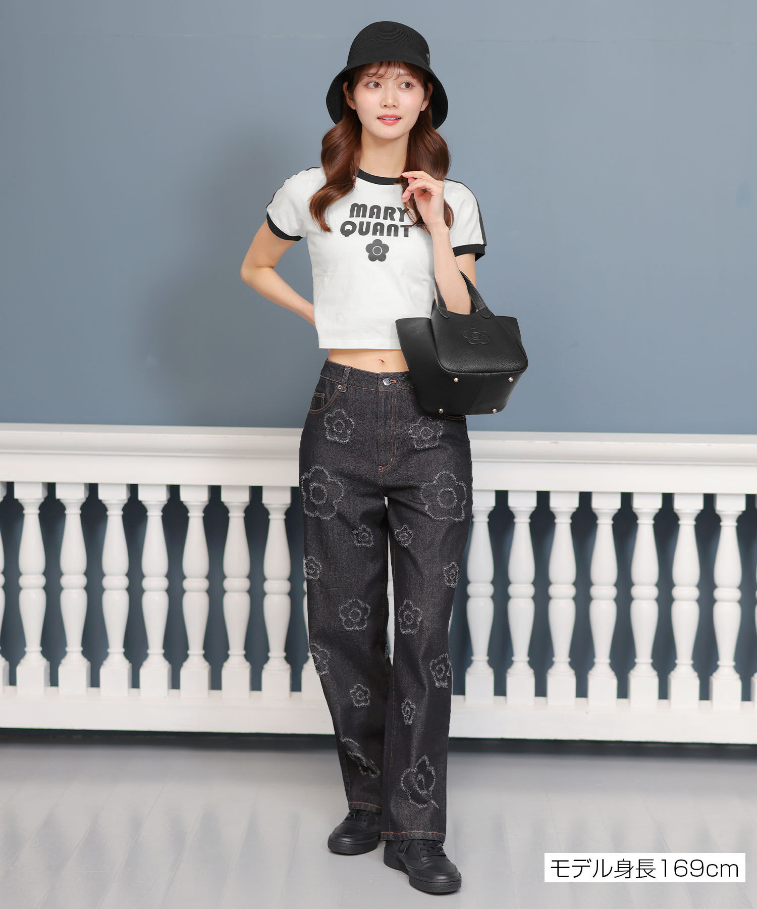 MARY QUANT「コンパクトリンガー Tシャツ」|Tシャツ・カットソー|