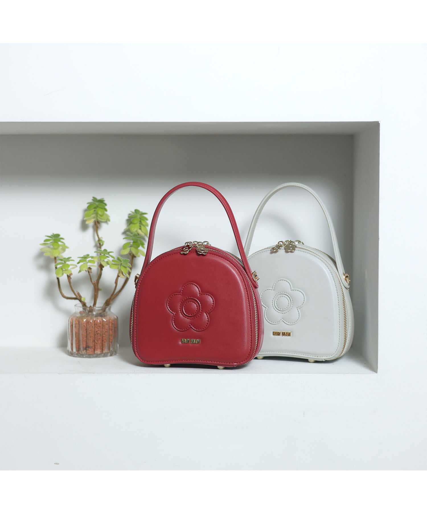 MARY QUANT「アーチシェイプ 2WAYショルダー」|ショルダー・メッセンジャー|