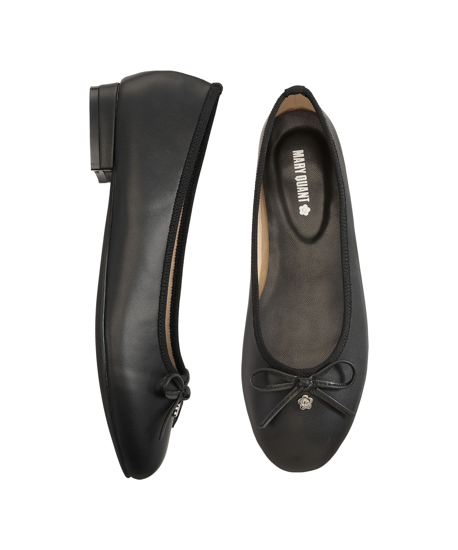 MARY QUANT「デイジーメタルバレエ シューズ」|バレエシューズ|