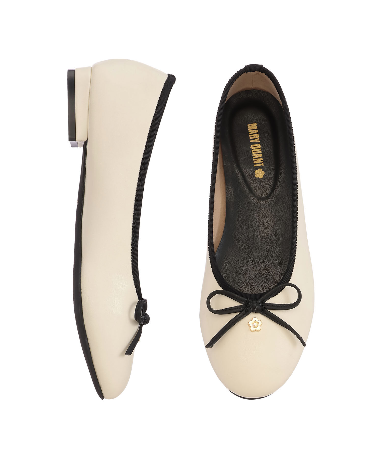 MARY QUANT「デイジーメタルバレエ シューズ」|バレエシューズ|