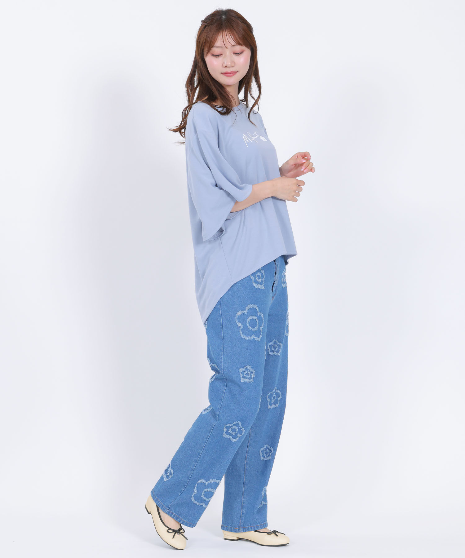 MARY QUANT「デイジーメタルバレエ シューズ」|バレエシューズ|