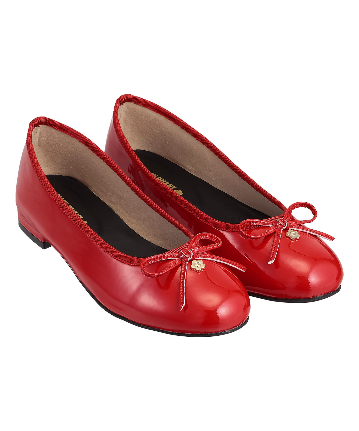 MARY QUANT「デイジーメタルバレエ シューズ」|バレエシューズ|レッド