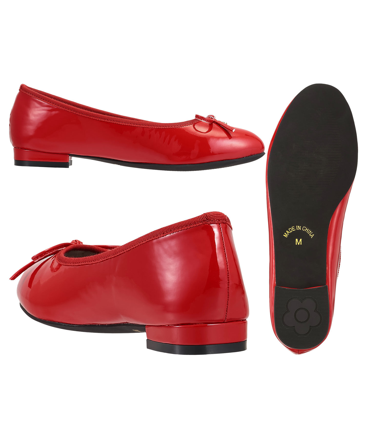 MARY QUANT「デイジーメタルバレエ シューズ」|バレエシューズ|