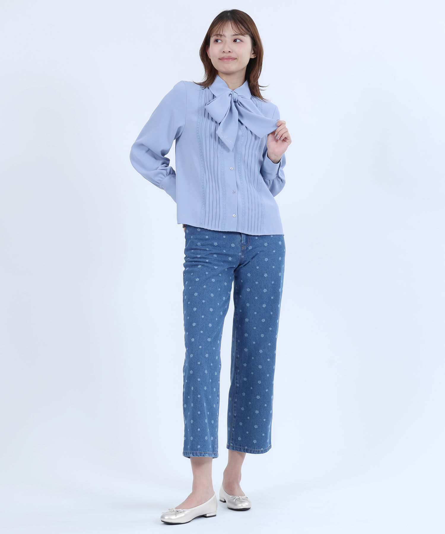 MARY QUANT「デイジーメタルバレエ シューズ」|バレエシューズ|