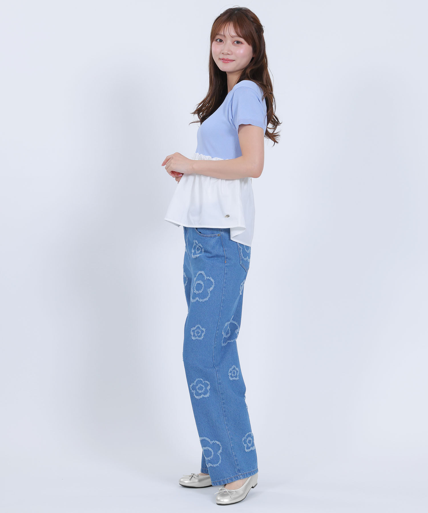 MARY QUANT「デイジーメタルバレエ シューズ」|バレエシューズ|