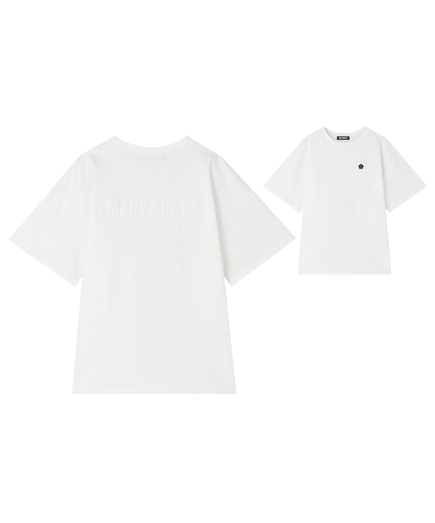 MARY QUANT「バックアップリケ Tシャツ」|Tシャツ・カットソー|ホワイト