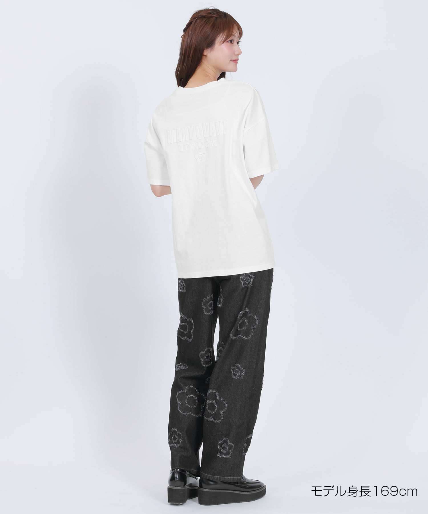 MARY QUANT「バックアップリケ Tシャツ」|Tシャツ・カットソー|