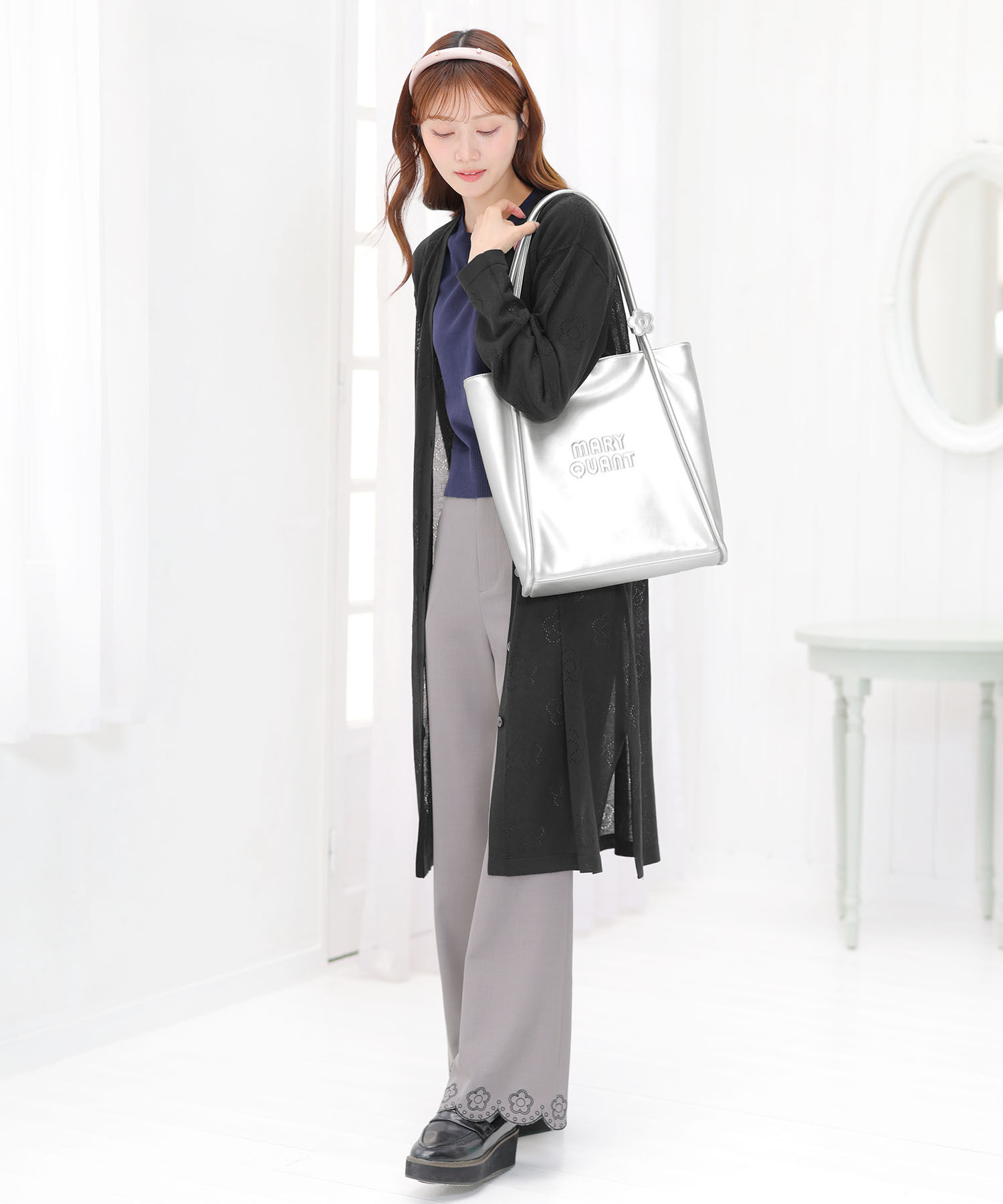 MARY QUANT「デイジーパッチムーヴ トート」|トートバッグ|