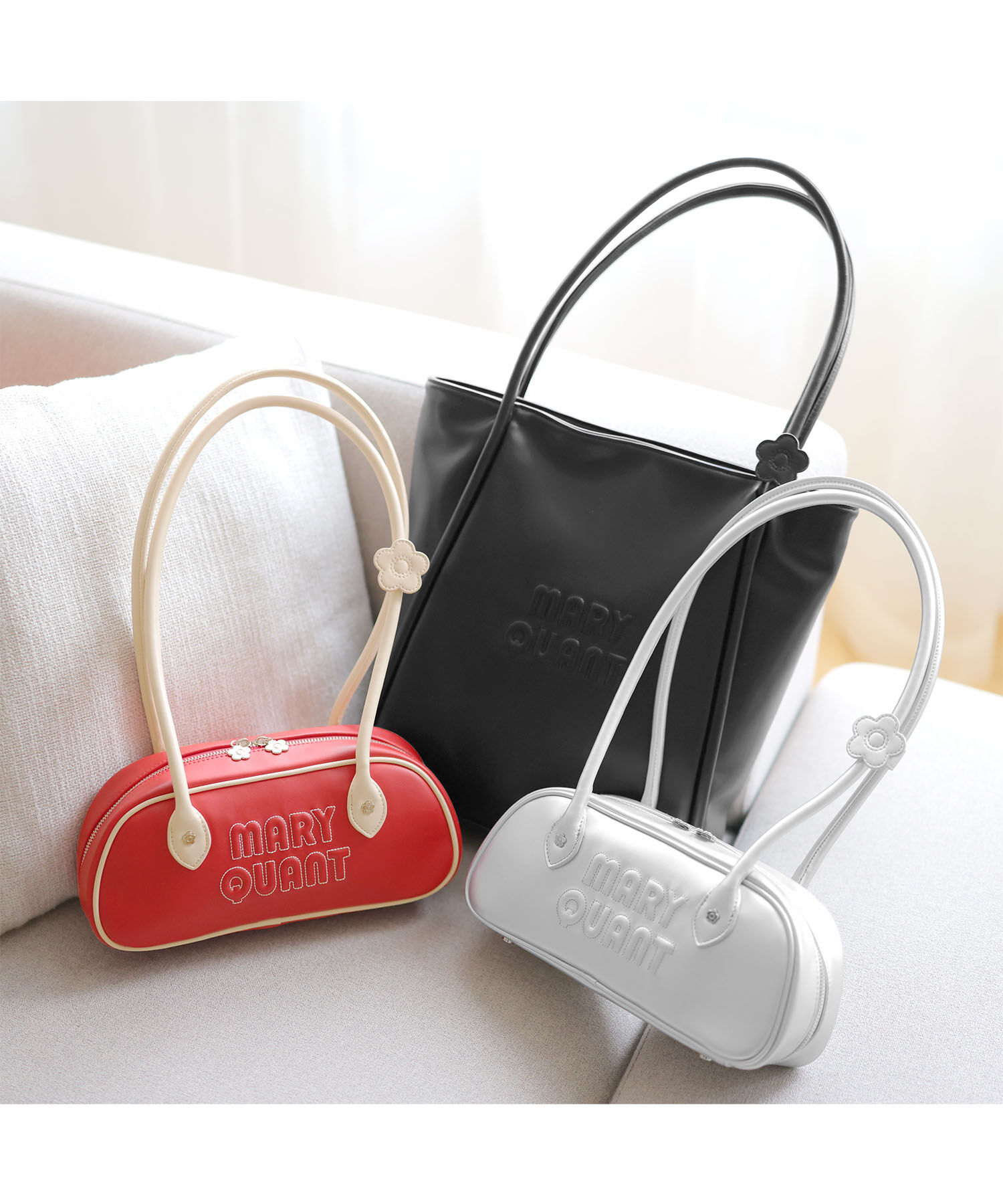 MARY QUANT「デイジーパッチムーヴ トート」|トートバッグ|