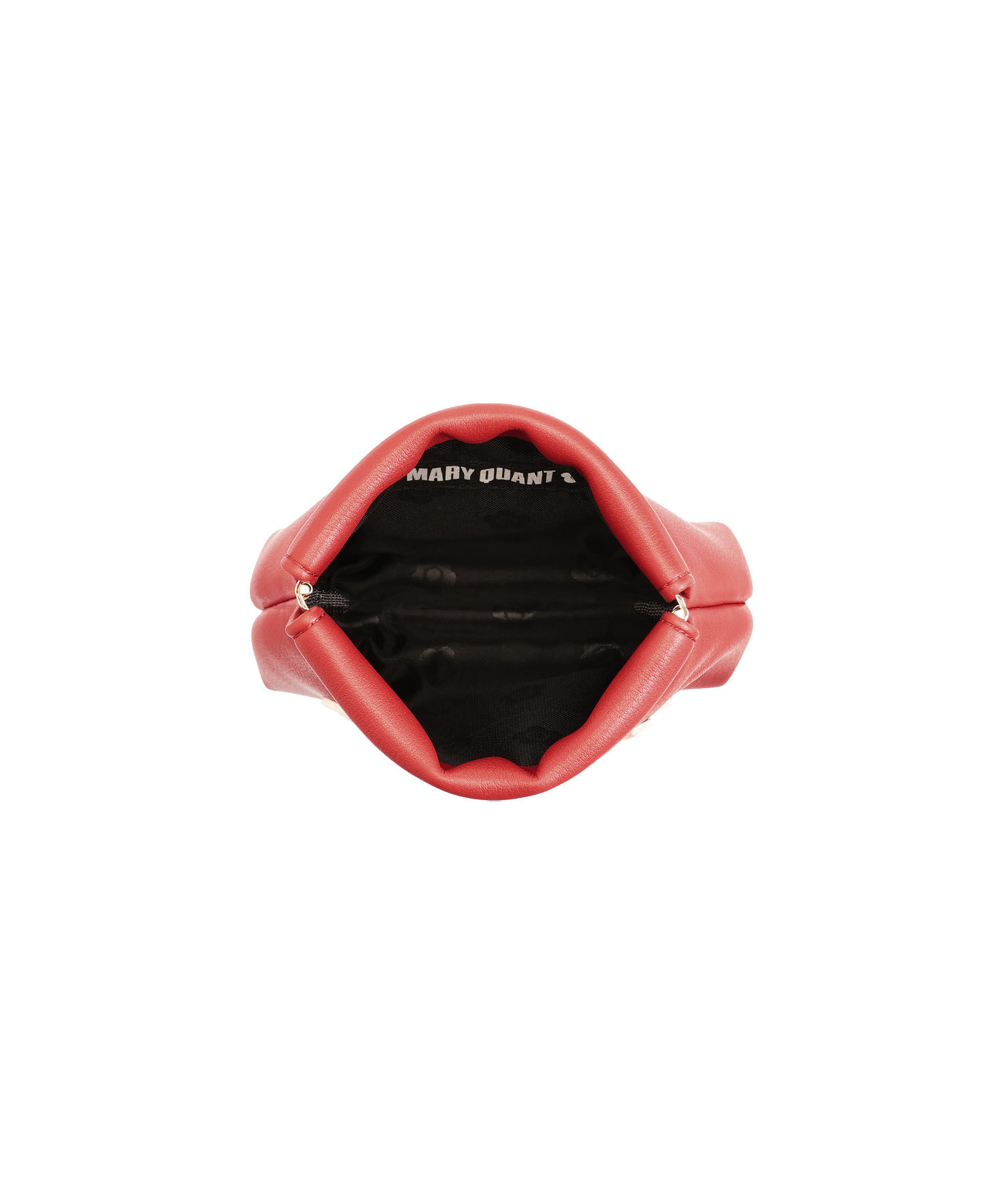 MARY QUANT「レトロロゴパッチ バネクチポーチ」|ポーチ|
