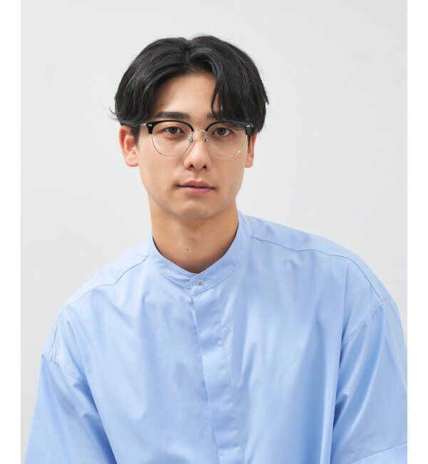  「ウェリントン型 メガネ│大きめ 小顔効果 ビッグシェイプ｜ レンズ交換券付」|メガネ|