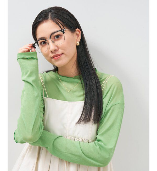  「ウェリントン型 メガネ│大きめ 小顔効果 ビッグシェイプ｜ レンズ交換券付」|メガネ|