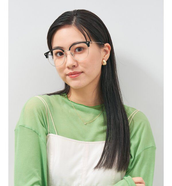  「ウェリントン型 メガネ│大きめ 小顔効果 ビッグシェイプ｜ レンズ交換券付」|メガネ|
