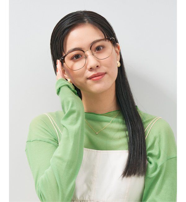  「ウェリントン型 メガネ│大きめ 小顔効果 ビッグシェイプ｜ レンズ交換券付」|メガネ|