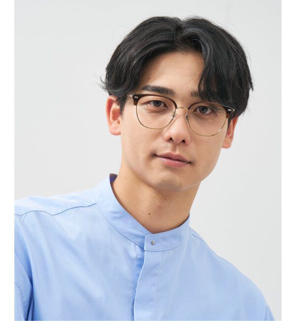  「ウェリントン型 メガネ│大きめ 小顔効果 ビッグシェイプ｜ レンズ交換券付」|メガネ|