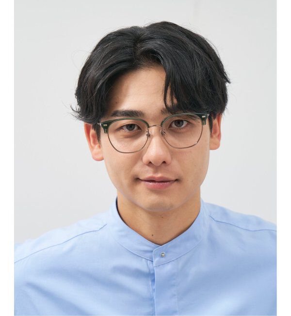  「ウェリントン型 メガネ│大きめ 小顔効果 ビッグシェイプ｜ レンズ交換券付」|メガネ|