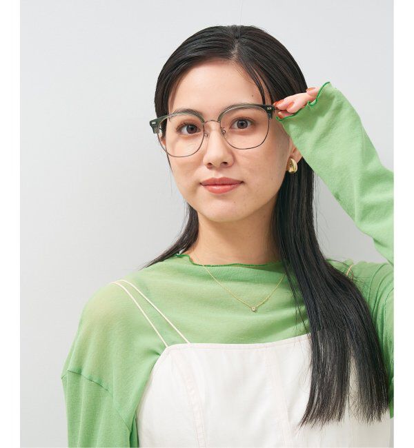  「ウェリントン型 メガネ│大きめ 小顔効果 ビッグシェイプ｜ レンズ交換券付」|メガネ|