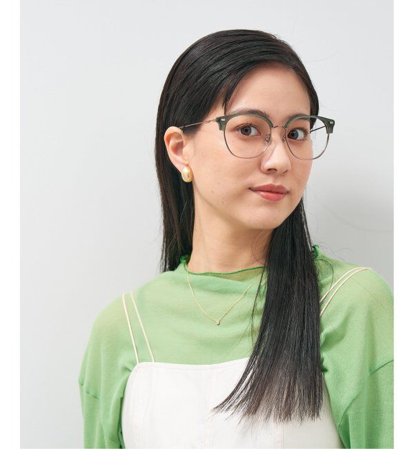  「ウェリントン型 メガネ│大きめ 小顔効果 ビッグシェイプ｜ レンズ交換券付」|メガネ|