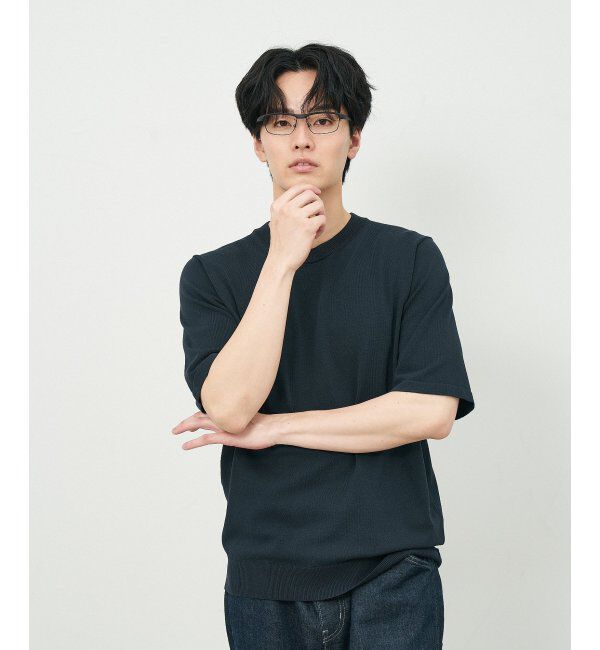  「ウェリントン型 メガネ(跳ね上げ式) ズレ落ち防止 伊達メガネ 度付きメガネ ｜FLIP UP  レンズ交換券付」|メガネ|