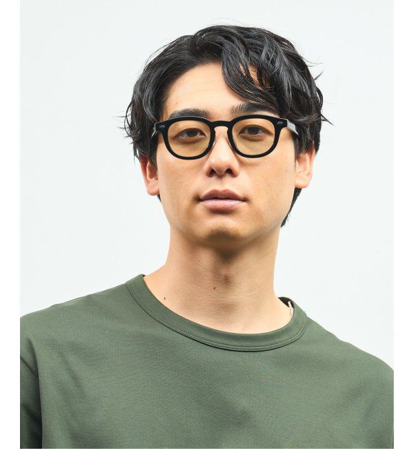  「Zoff｜AOI IHARA ウェリントン型 サングラス カラーレンズ 黒縁 クリアフレーム 紫外線対策 UVカット  」|サングラス|