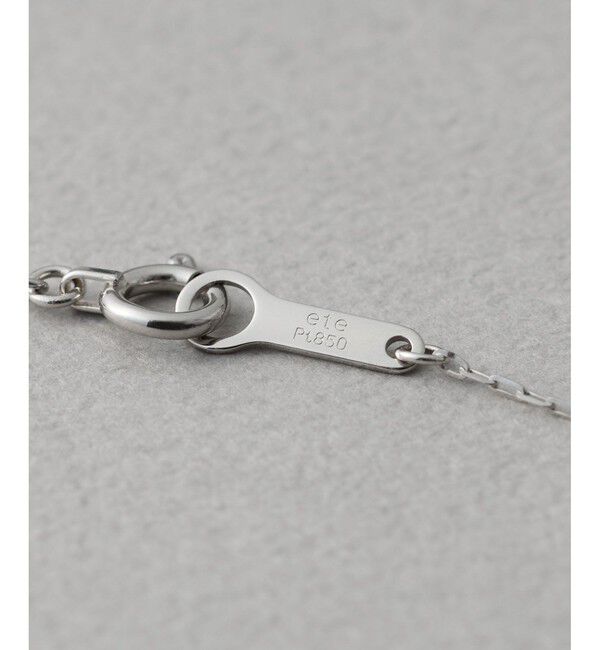 ete「[レイヤード] PT900/850 ダイヤモンド ネックレス」|ネックレス|