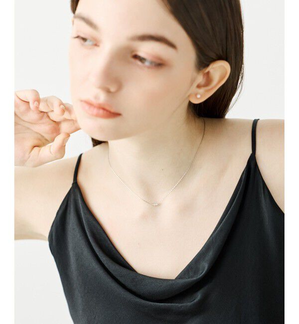 ete「[レイヤード] PT900/850 ダイヤモンド ネックレス」|ネックレス|