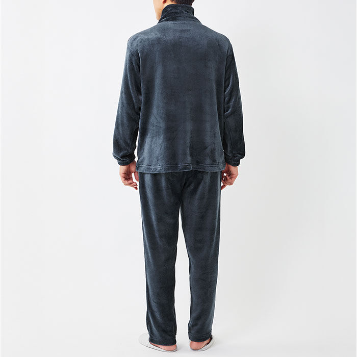 BACKYARD FAMILY「パジャマ 上下セット メンズ 通販 フリースパジャマ ふわふわ 長袖 部屋着 メンズパジャマ 大人」|ルームウェア|