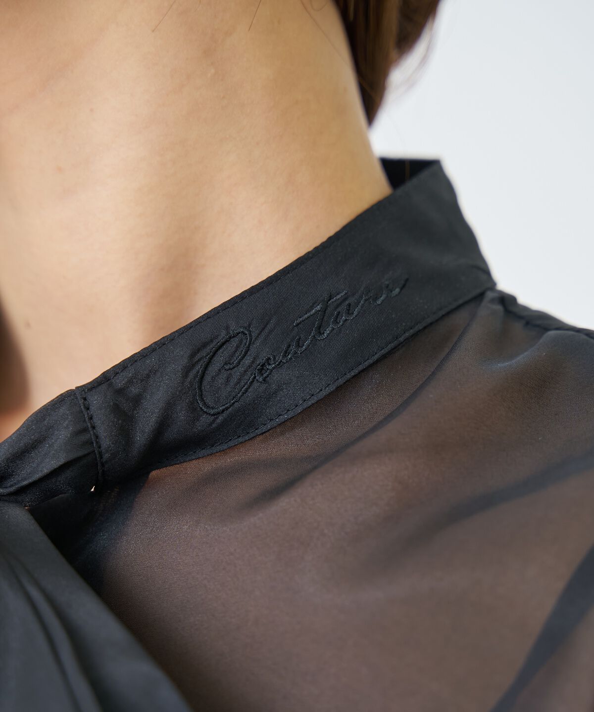 アンドクチュール「シアーボウタイブラウス」|シャツ・ブラウス|