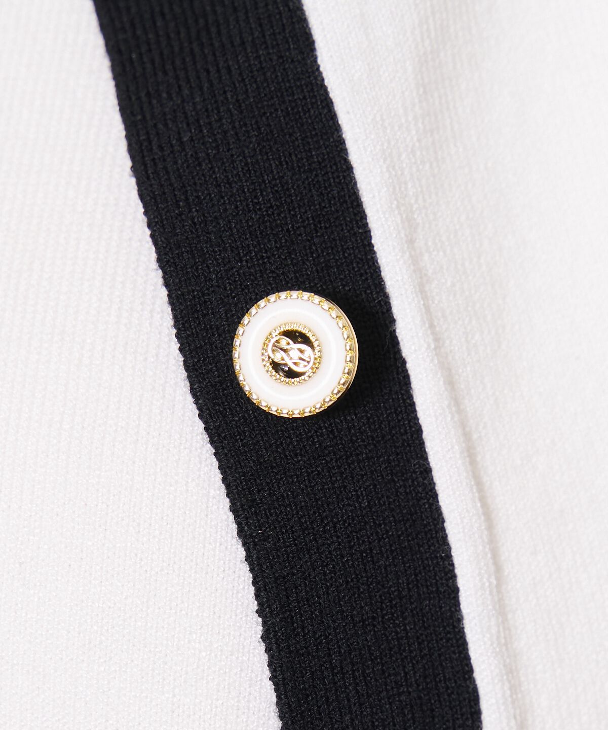 アンドクチュール「バイカラーニットアンサンブル」|カーディガン|