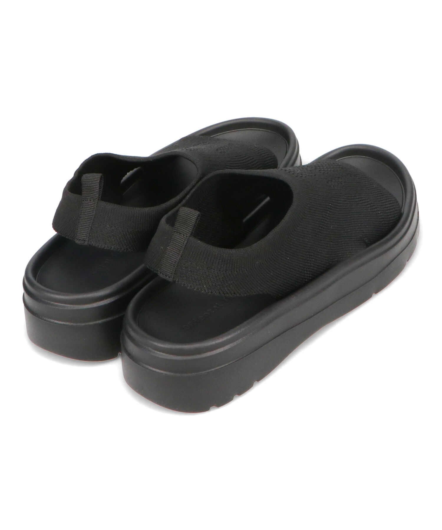 ORiental TRaffic「【Fit meサンダル】サイドオープンニット厚底サンダル/55207 サンダル WEB限定 ニット 軽い」|サンダル|