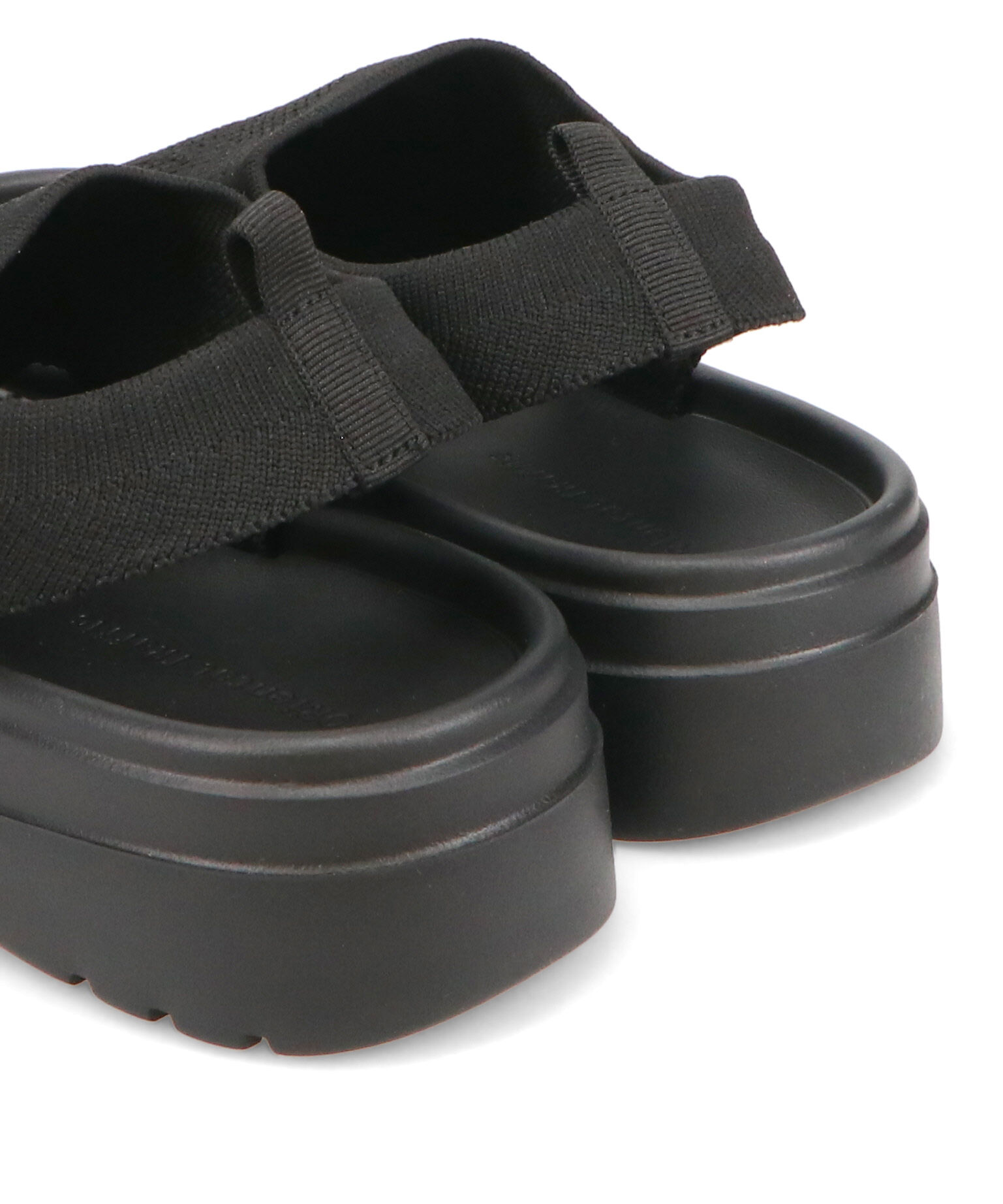 ORiental TRaffic「【Fit meサンダル】サイドオープンニット厚底サンダル/55207 サンダル WEB限定 ニット 軽い」|サンダル|