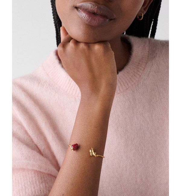 kate spade new york「シークレット ガーデン ストロベリー カフ」|ブレスレット・バングル|