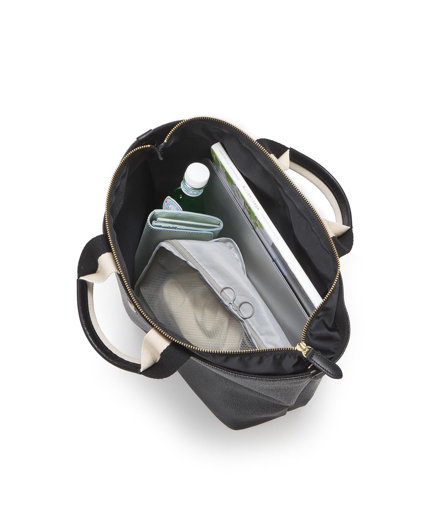 TOPKAPI BREATH「【Breath TOPKAPI】SCOTCH GRAIN スコッチグレイン プレーン バイカラーハンドル A4 トートバッグ」|トートバッグ|