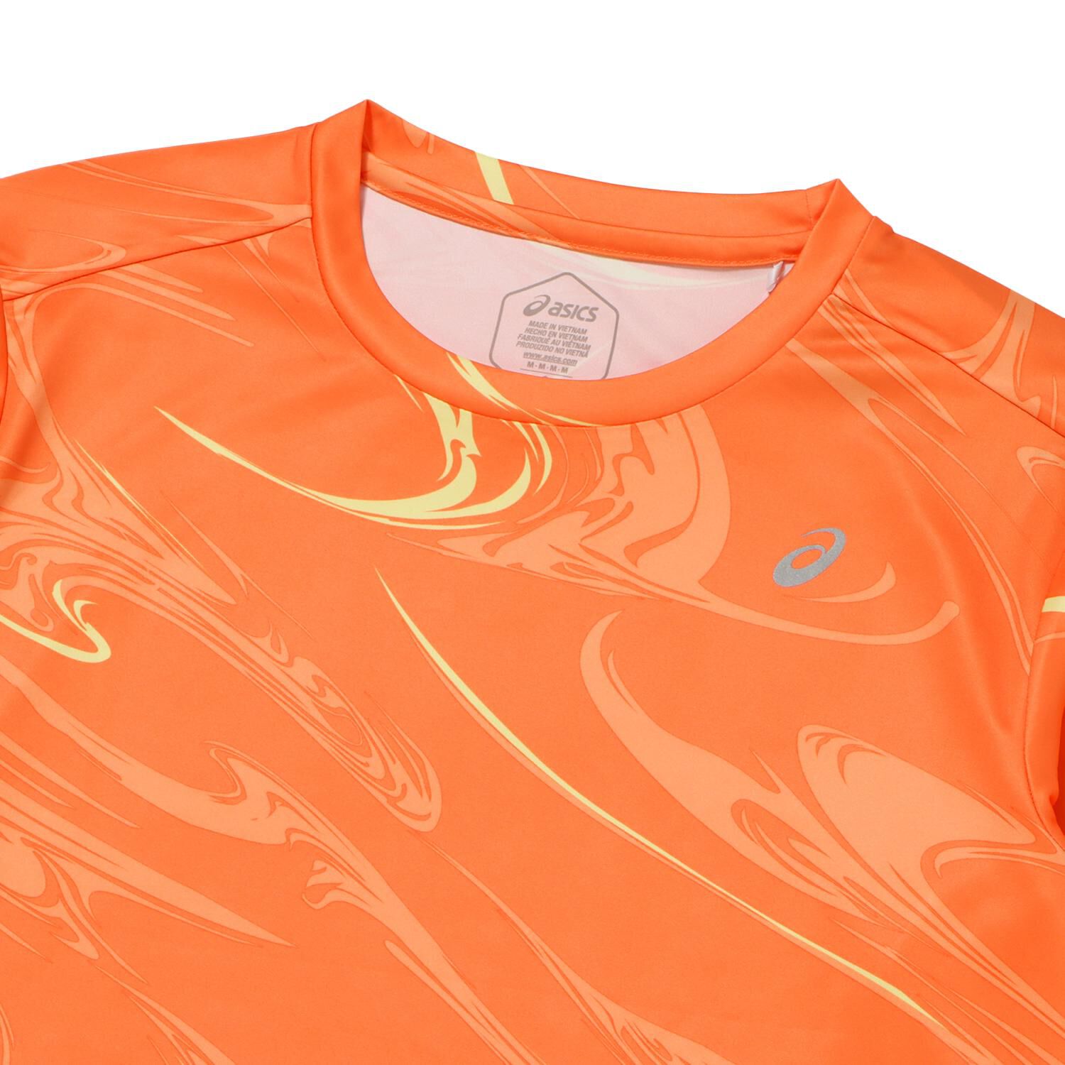 asics「【asicsｳｪｱ】ｳｲﾒﾝｽﾞｸﾞﾗﾌｨｯｸUVｹｱﾛﾝｸﾞｽﾘｰﾌﾞｼｬﾂ」|Tシャツ・カットソー|