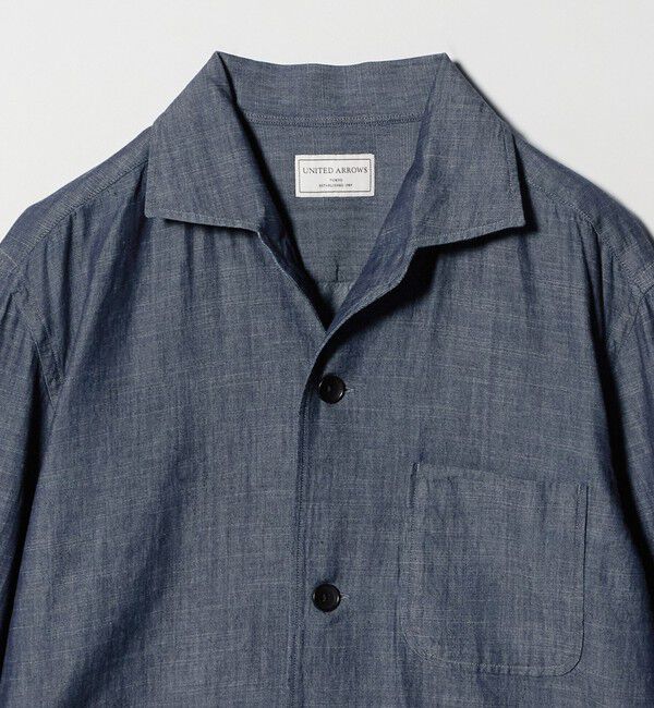 UNITED ARROWS「デニム シャツジャケット」|シャツ・ブラウス|