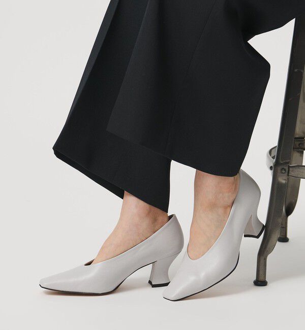 UNITED ARROWS「ポインテッド スクエアトゥ パンプス」|パンプス|