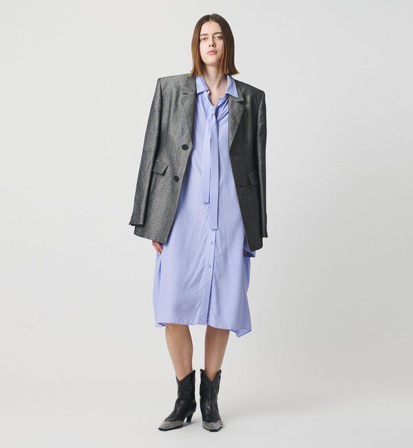 AEWEN MATOPH「＜AEWEN MATOPH＞ボウタイシャツワンピース ‐ ウォッシャブル ‐」|ワンピース|