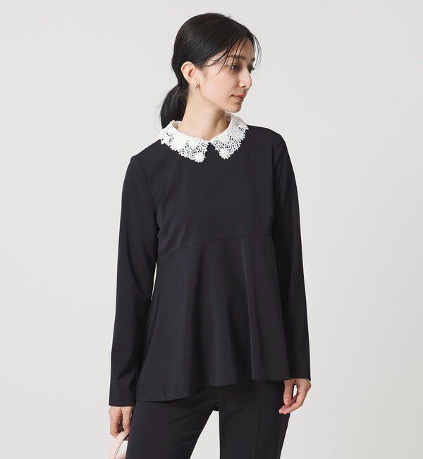 UNITED ARROWS「FEEL CLEAN 2WAY ブラウス ‐防しわ ストレッチ UVカット‐」|シャツ・ブラウス|