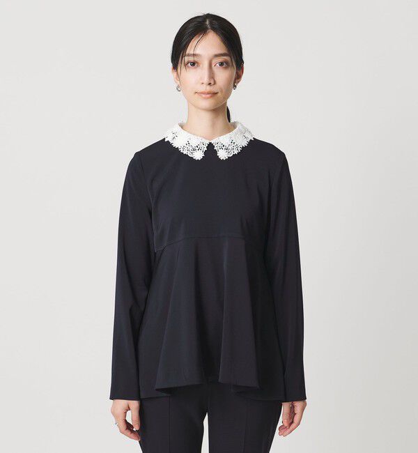 UNITED ARROWS「FEEL CLEAN 2WAY ブラウス ‐防しわ ストレッチ UVカット‐」|シャツ・ブラウス|