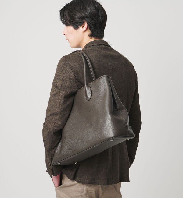 UNITED ARROWS「レザー ジップ トートバッグ」|トートバッグ|