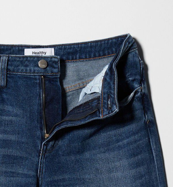 UNITED ARROWS green label relaxing「【別注】＜Healthy DENIM＞ストレート ワイド デニムパンツ ミッドライズ 」|デニム|