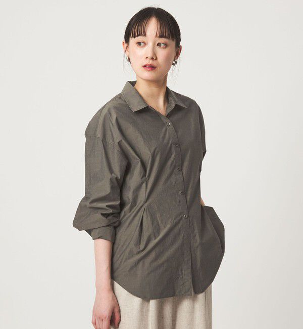 UNITED ARROWS green label relaxing「FAbRICA ウエスト タック シャツ」|シャツ・ブラウス|